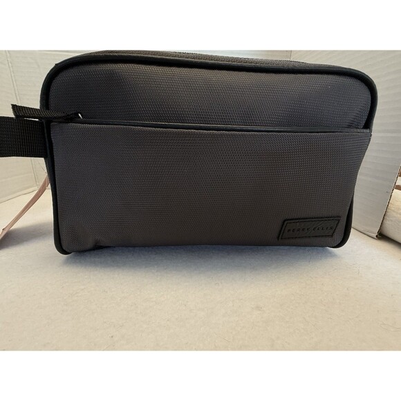 PERRY ELLIS PORTFOLIO Men's Grey  Travel Kit With Non Skid Bottle &  Handle New - Picture 2 of 16
